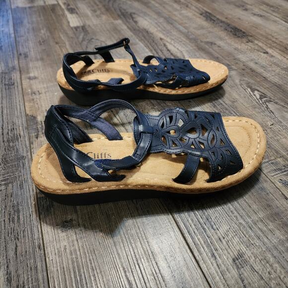 Cliffs sandals womens size 9M blue excellent condition - Picture 3 of 10